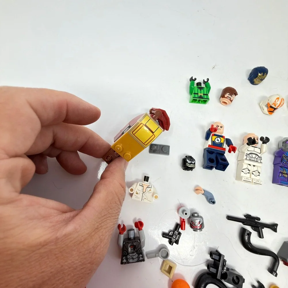 LEGO Minifigure Parts Accessories Lot Star Wars Marvel Multicolor Mixed Pieces